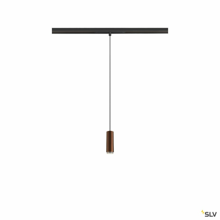 SLV LALU®, Pendelleuchte, 48V, Led Base, Mix&Match, 150 cm, 8 W, 3000 K, DALI, bronze