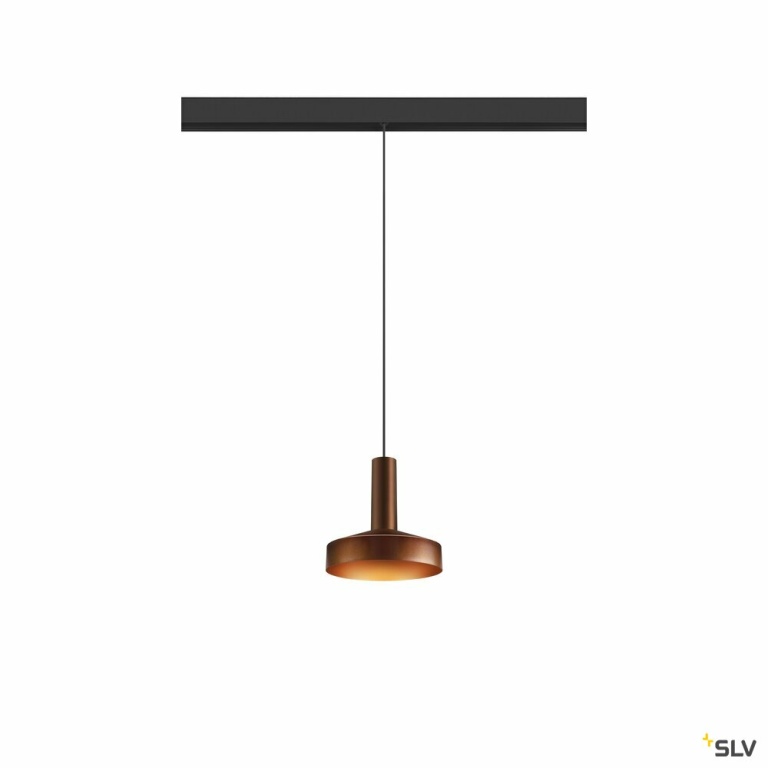 SLV LALU®, Pendelleuchte, 48V, Led Base, Mix&Match, 150 cm, 8 W, 3000 K, DALI, bronze