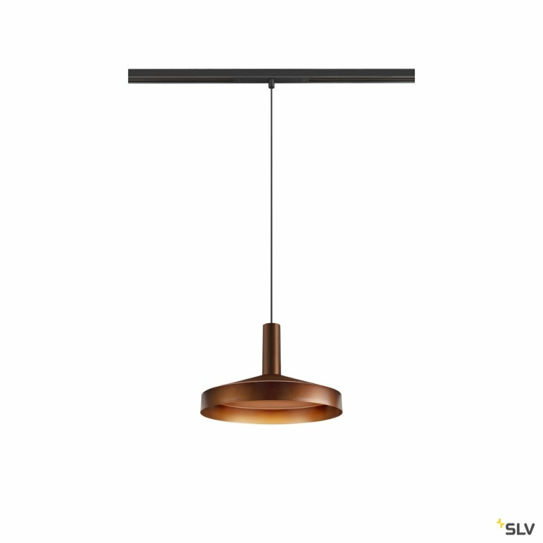 SLV LALU®, Pendelleuchte, 48V, Led Base, Mix&Match, 150 cm, 8 W, 3000 K, DALI, bronze