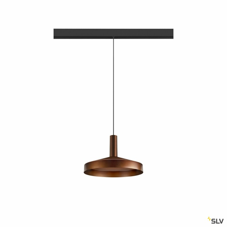 SLV LALU®, Pendelleuchte, 48V, Led Base, Mix&Match, 150 cm, 8 W, 3000 K, DALI, bronze