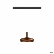 LALU®, Pendelleuchte, 48V, Led Base, Mix&Match, 150 cm, 8 W, 3000 K, DALI, bronze