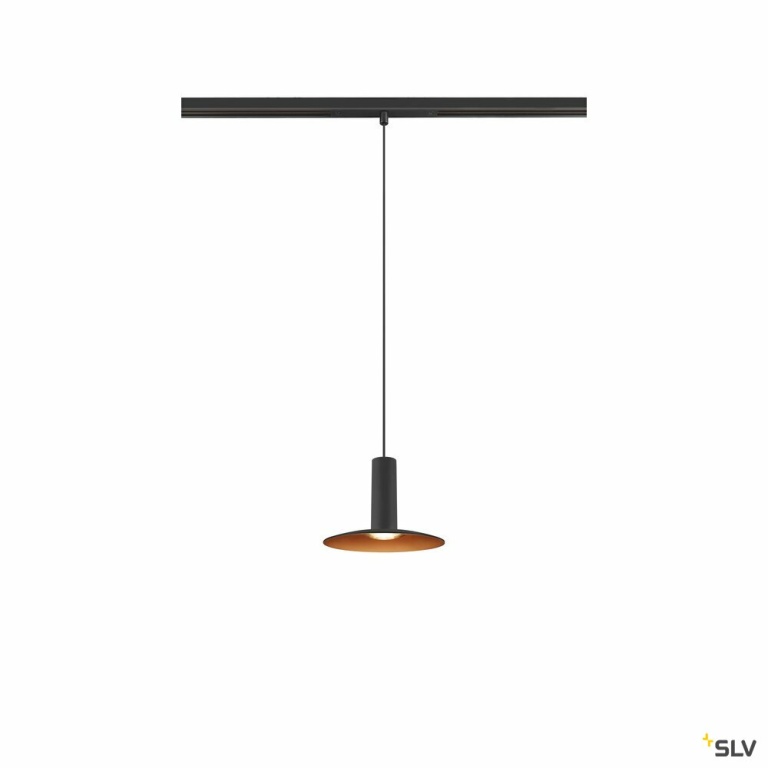 SLV LALU®, Pendelleuchte, 48V, Led Base, Mix&Match, 150 cm, 8 W, 3000 K, DALI, schwarz