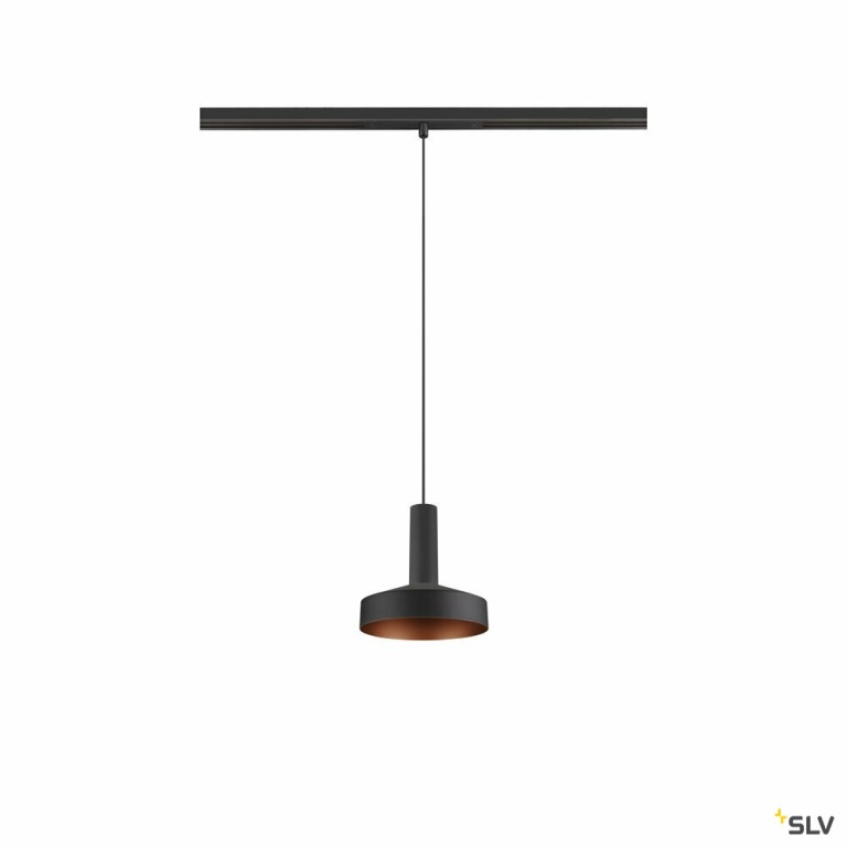 SLV LALU®, Pendelleuchte, 48V, Led Base, Mix&Match, 150 cm, 8 W, 3000 K, DALI, schwarz