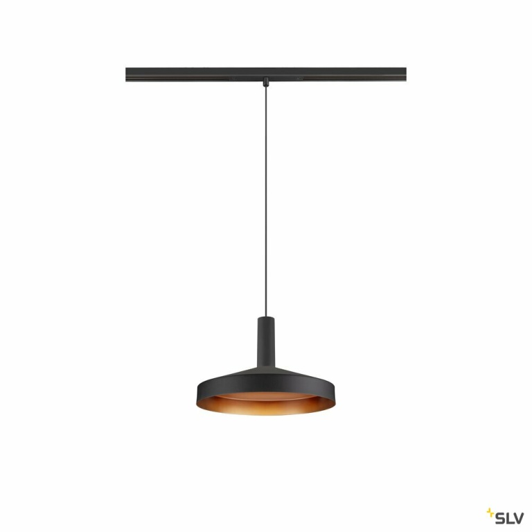 SLV LALU®, Pendelleuchte, 48V, Led Base, Mix&Match, 150 cm, 8 W, 3000 K, DALI, schwarz