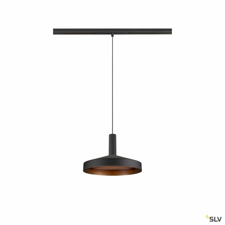 SLV LALU®, Pendelleuchte, 48V, Led Base, Mix&Match, 150 cm, 8 W, 3000 K, DALI, schwarz