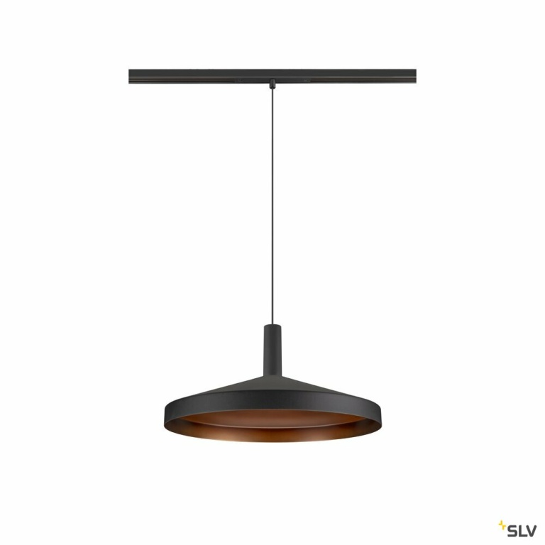 SLV LALU®, Pendelleuchte, 48V, Led Base, Mix&Match, 150 cm, 8 W, 3000 K, DALI, schwarz