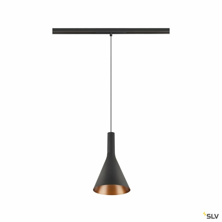 SLV LALU®, Pendelleuchte, 48V, Led Base, Mix&Match, 150 cm, 8 W, 3000 K, DALI, schwarz