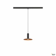 LALU®, Pendelleuchte, 48V, Led Base, Mix&Match, 150 cm, 8 W, 3000 K, DALI, schwarz