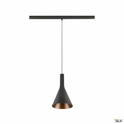 LALU®, Pendelleuchte, 48V, Led Base, Mix&Match, 150 cm, 8 W, 3000 K, DALI, schwarz