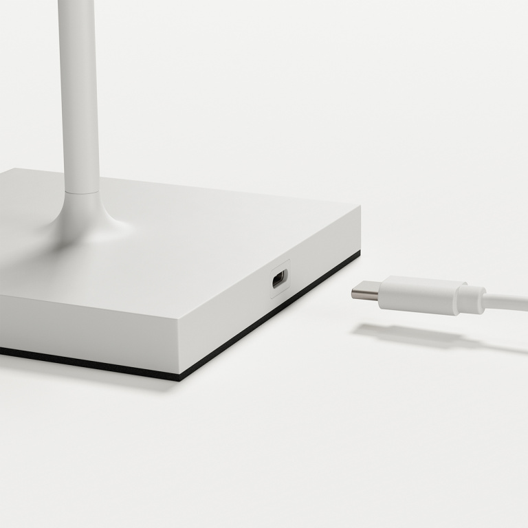 SIGOR Nuindie Ersatzfuß USB-C 380mm schneeweiß