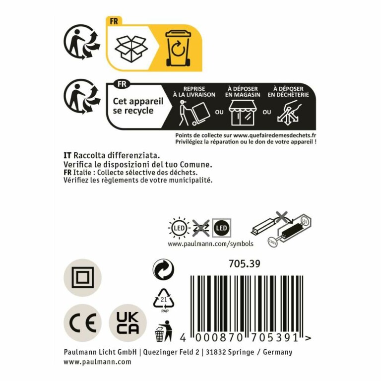 Paulmann LED Leuchtspiegel Mirra  IP44  4000K 1065lm / 270lm 230V 20W dimmbar Spiegel