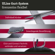 ULine Zubehör Gurt Halter  Schwarz