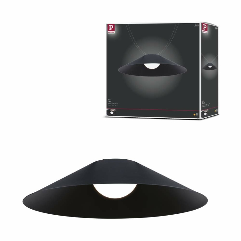 Paulmann ULine LED Pendelleuchte Cone  350mm 12W Schwarz