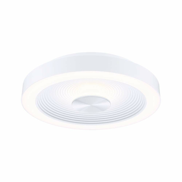 Paulmann LED Deckenleuchte Volea Weiß/Silber dimmbar inkl. Pendelabhängung ⌀ 32cm IP44 13W 3000K