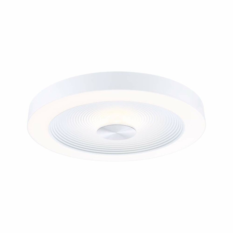 Paulmann LED Deckenleuchte Volea Weiß/Silber dimmbar inkl. Pendelabhängung ⌀ 40cm IP44 18,5W 3000K