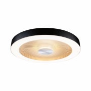 LED Deckenleuchte Volea Schwarz/Gold/Silber dimmbar inkl. Pendelabhängung ⌀ 40cm IP44 18,5W 3000K