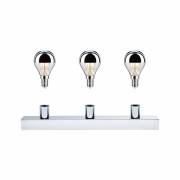 Set Spiegelleuchte Regula II inkl. Leuchtmittel 3-flammig
  E14 2700K 3x440lm 230V 3x4,8W dimmbar Chrom Kopfspiegel Silber