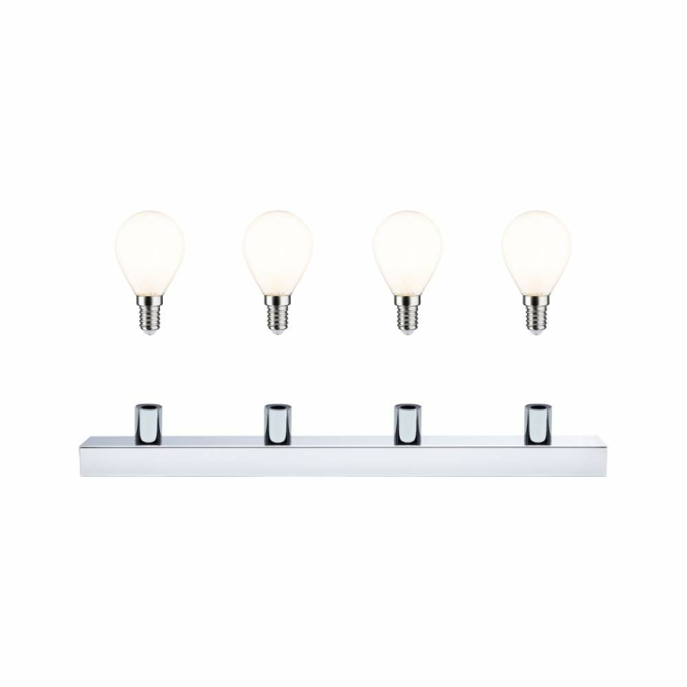 Paulmann Set Spiegelleuchte Regula II inkl. Leuchtmittel 4-flammig
  E14 2700K 4x470lm 230V 4x4,5W dimmbar Chrom Opal