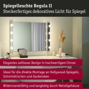 Set Spiegelleuchte Regula II inkl. Leuchtmittel 4-flammig
  E14 2700K 4x470lm 230V 4x4,5W dimmbar Chrom Opal