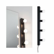 Set Spiegelleuchte Regula II inkl. Leuchtmittel 4-flammig
  E14 2700K 4x470lm 230V 4x4,5W dimmbar Schwarz Opal