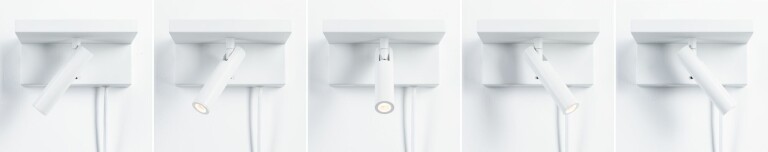 Paulmann LED Wandleuchte Leselampe Jerik Weiß matt USB-C 3000K 160lm 3-Step-Dim mit Euroflachstecker schwenkbarer Leuchtenkopf