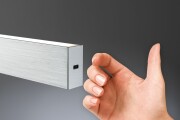 LED Pendelleuchte Aptare Alu gebürstet Touchless Sensor 2700K dimmbar verstellbare Breite & Höhe