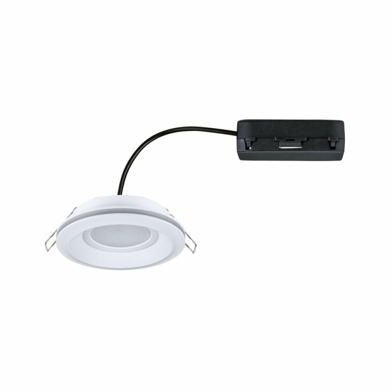 Paulmann LED Einbauleuchte Sormus Einzelleuchte  IP65 rund 100mm  4,8 / 1,5W 560lm / 180lm 230V  3000K Weiß