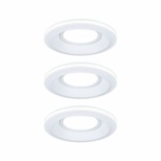 Paulmann LED Einbauleuchte Sormus 3er-Set  IP65 rund 100mm  3x4,8 / 1,5W 560lm / 180lm 230V  3000K Weiß