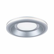 LED Einbauleuchte Sormus Einzelleuchte  IP65 rund 100mm  4,8 / 1,5W 560lm / 180lm 230V  3000K Chrom matt