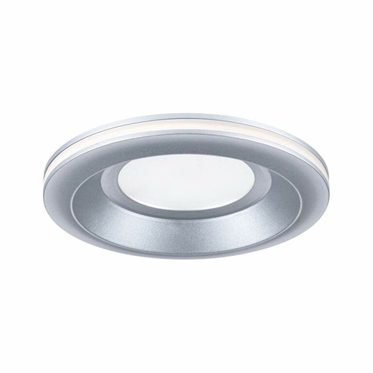 Paulmann LED Einbauleuchte Sormus 3er-Set  IP65 rund 100mm  3x4,8 / 1,5W 560lm / 180lm 230V  3000K Chrom matt