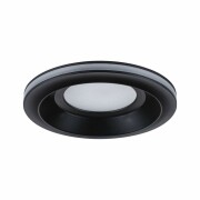 LED Einbauleuchte Sormus Einzelleuchte  IP65 rund 100mm  4,8 / 1,5W 560lm / 180lm 230V  3000K Schwarz