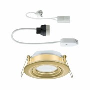 Einbauleuchte Nova Plus Gold matt rund IP65 93mm 30° GU5,3 / GU10 max. 35W 230/12V dimmbar