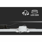 LED Einbauleuchte Nova Coin 3er-Set   rund 84mm 50° Coin 3x6W 3x470lm 230V  2700K Gold matt