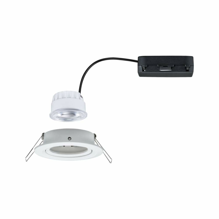 Paulmann LED Einbauleuchte Nova Coin Einzelleuchte   rund 84mm 50° 2,8W 505lm 230V  4000K Weiß matt