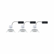 LED Einbauleuchte Nova Coin 3er-Set   rund 84mm 50° 3x2,8W 3x505lm 230V  4000K Weiß matt