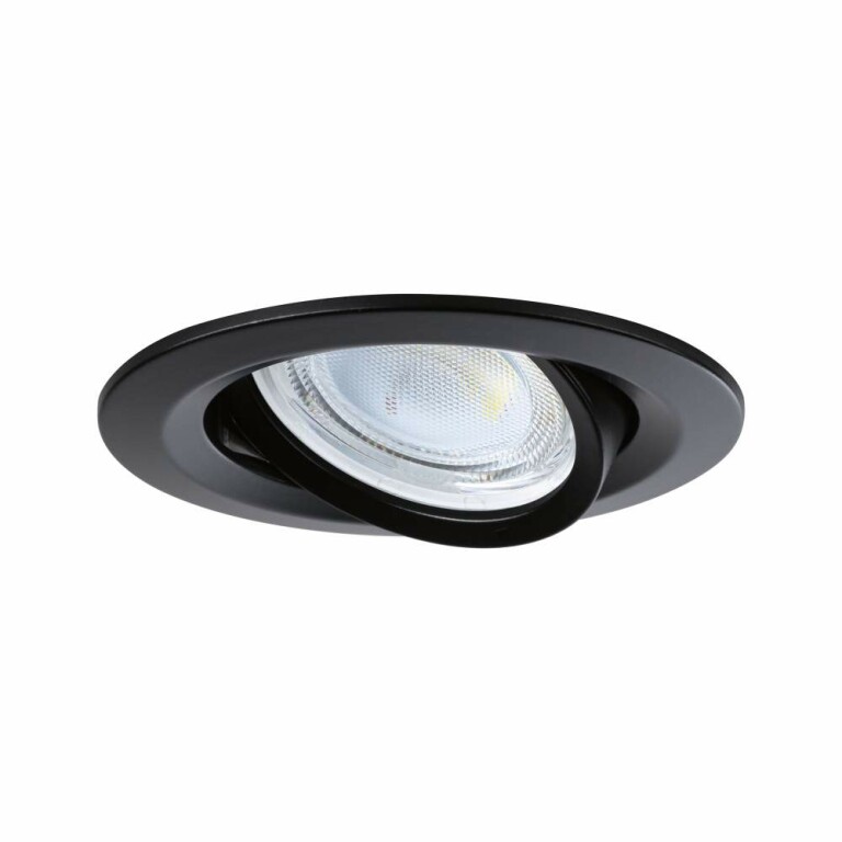 Paulmann LED Einbauleuchte Nova Coin 3er-Set   rund 84mm 50° 3x2,8W 3x505lm 230V  4000K Schwarz matt