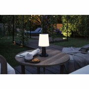 Solar LED Tischleuchte Ilanga IP44 2700K 125lm Anthrazit