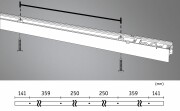 Linion Lichtkanal 1,5m 24V 25,5W 3000K Signalschwarz