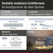 Linion Einspeisung Power Box 230/24V max. 120W Chrom matt