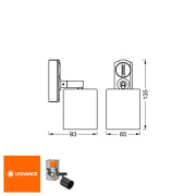 LEDVANCE Schienensystem Tracklight Spot Mini Cylinder Schwarz GU10