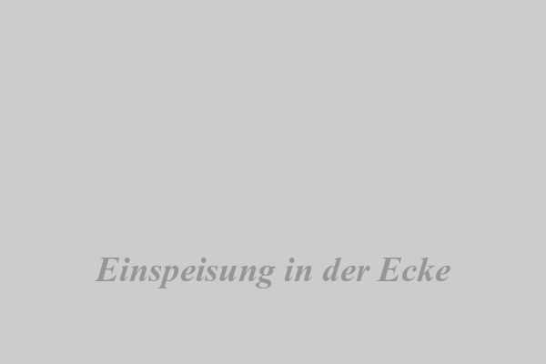 Einspeisung in der Ecke